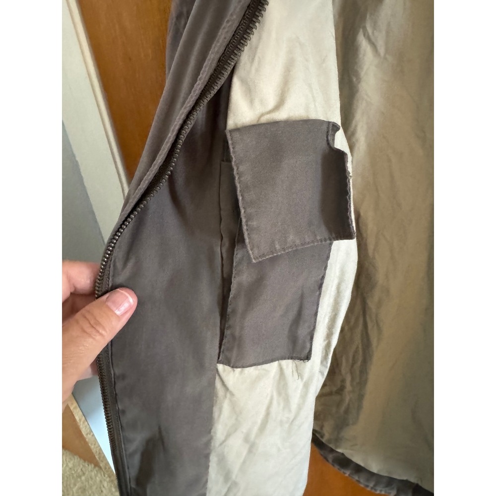 Croft & Barrow Mens Ultimate Stain Defense Full Zip Bomber Jacket Taupe Medium - Picture 5 of 6